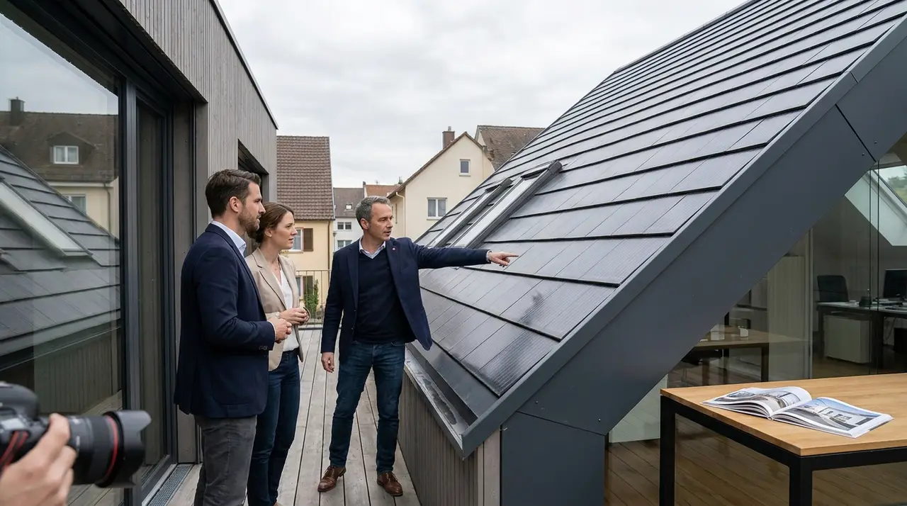 Indach-Photovoltaik: Solardachziegel als elegante Alternative